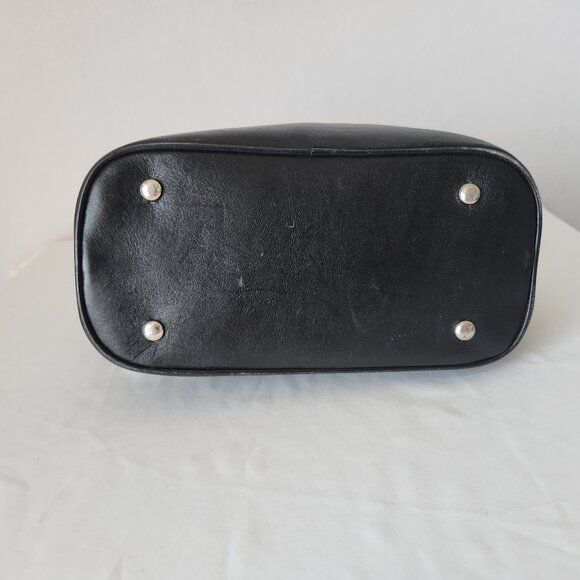 Vintage Mexican Handcraft Leather Woven-Wool Carpet Southwest Satchel Handbag - Picture 10 of 16